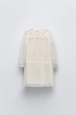 Niños ZARA 1½ - 6 Años·Vestidos / Petos|6 - 18 Meses·Vestidos / Monos<VESTIDO TUL BORDADO