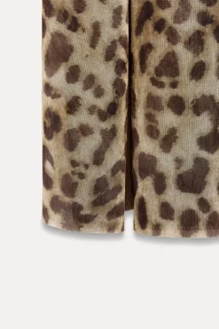 Fashion VESTIDO TUL ESTAMPADO Mujer Vestidos