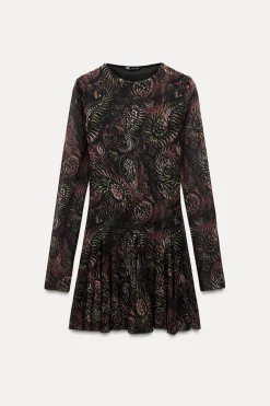 Hot VESTIDO TUL ESTAMPADO Mujer Vestidos