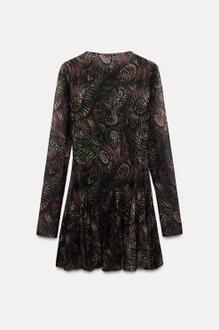 Hot VESTIDO TUL ESTAMPADO Mujer Vestidos