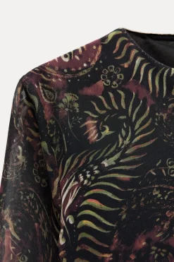 Hot VESTIDO TUL ESTAMPADO Mujer Vestidos