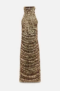 Discount VESTIDO TUL ESTAMPADO ANIMAL Mujer Vestidos