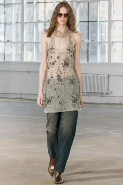 Hot VESTIDO TUL FLECOS ABALORIOS Mujer Vestidos|Lenceria