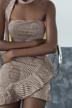 Discount VESTIDO TUL LENCERO ESTAMPADO ANIMAL Mujer Vestidos