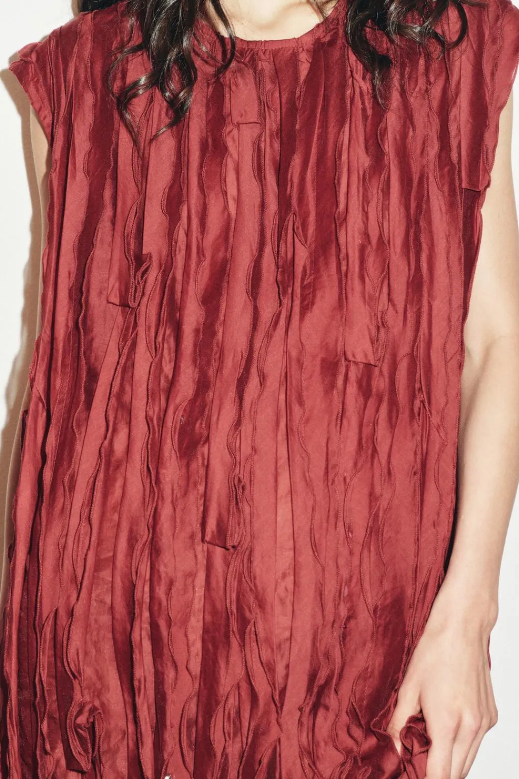 Outlet VESTIDO VOLANTES ABALORIOS Mujer Cárdigan / Jerséis|Punto