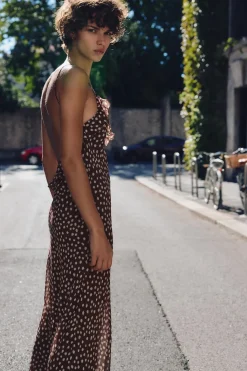 Sale VESTIDO VOLANTES LUNARES Mujer Vestidos