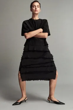 Hot VESTIDO VOLANTES ZW COLLECTION Mujer Vestidos