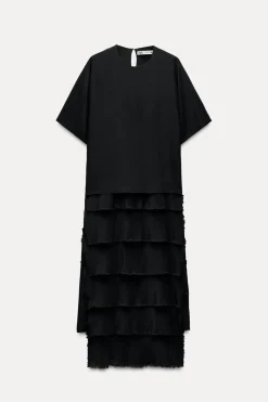 Hot VESTIDO VOLANTES ZW COLLECTION Mujer Vestidos