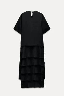 Hot VESTIDO VOLANTES ZW COLLECTION Mujer Vestidos