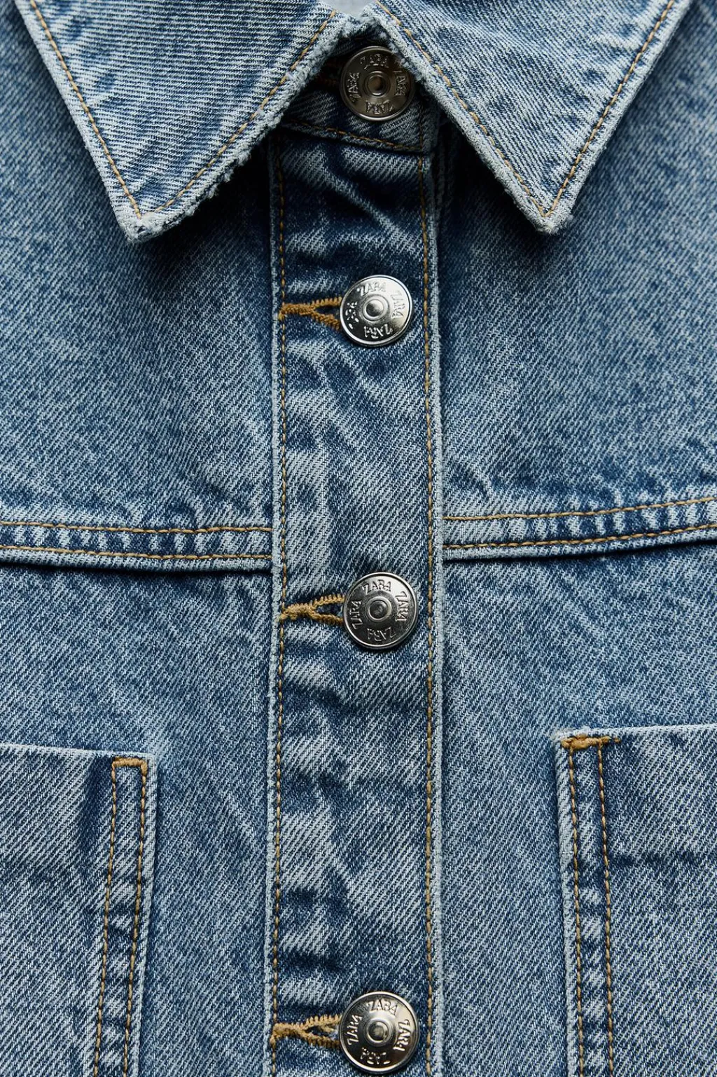 New VESTIDO Z1975 MINI DENIM Mujer Vestidos