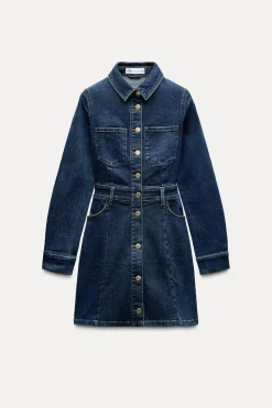 Fashion VESTIDO Z1975 MINI DENIM Mujer Vestidos