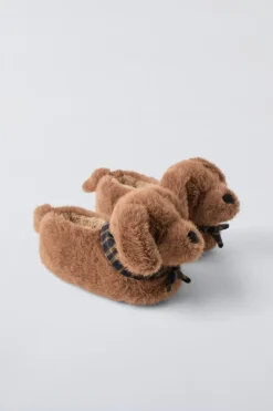Niños ZARA 6 - 14 Años·Zapatos|6 - 14 Años·Zapatos<ZAPATILLA DE CASA PERRITO