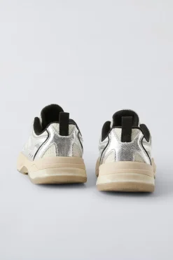 Niños ZARA 1½ - 6 Años·Zapatos|1½ - 6 Años·Zapatos<ZAPATILLA DEPORTIVA METALIZADA