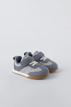Niños ZARA 1½ - 6 Años·Zapatos|1½ - 6 Años·Zapatos<ZAPATILLA DEPORTIVA PIEL COMBINADA