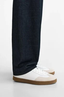 Outlet ZAPATILLA PIEL ESTILO RETRO Hombre Zapatillas|Zapatos