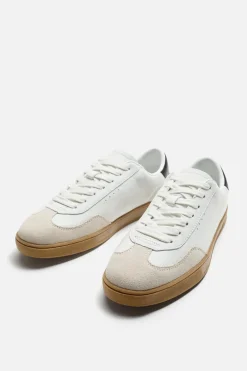 Outlet ZAPATILLA PIEL ESTILO RETRO Hombre Zapatillas|Zapatos