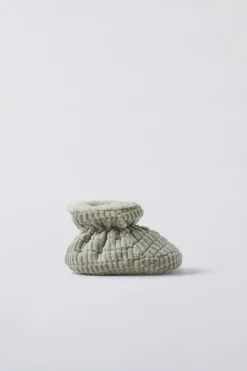 Niños ZARA 0 - 6 Meses·Patucos<ZAPATILLAS DE CASA ACOLCHADA