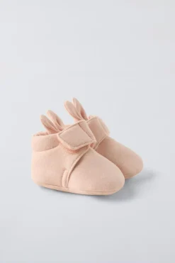 Niños ZARA 0 - 6 Meses·Patucos|0 - 6 Meses·Homewear<ZAPATILLAS DE CASA CONEJITO