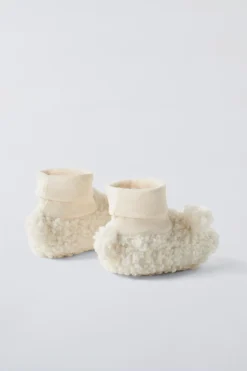 Niños ZARA 0 - 6 Meses·Patucos|0 - 6 Meses·Homewear<ZAPATILLAS DE CASA OVEJITA