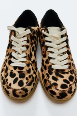 Clearance ZAPATILLAS DEPORTIVA PIEL ESTAMPADO ANIMAL Mujer Zapatos