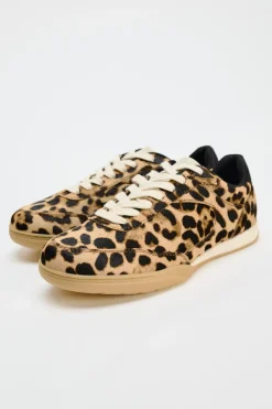 Clearance ZAPATILLAS DEPORTIVA PIEL ESTAMPADO ANIMAL Mujer Zapatos