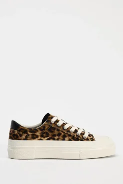 Clearance ZAPATILLAS DEPORTIVAS BAMBA ESTAMPADO ANIMAL Mujer Zapatos
