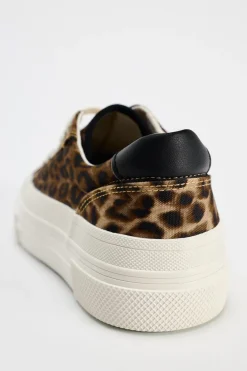 Clearance ZAPATILLAS DEPORTIVAS BAMBA ESTAMPADO ANIMAL Mujer Zapatos