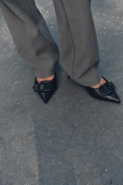 Fashion ZAPATO DESTALONADO TACÓN FINO Mujer Zapatos