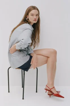 Clearance ZAPATO DESTALONADO TACÓN KITTEN ACHAROLADO Mujer Zapatos