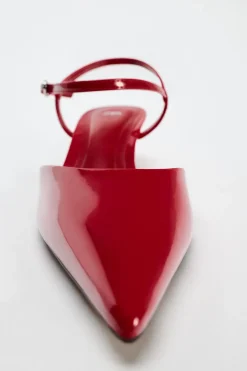 Clearance ZAPATO DESTALONADO TACÓN KITTEN ACHAROLADO Mujer Zapatos