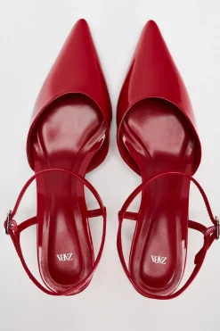 Clearance ZAPATO DESTALONADO TACÓN KITTEN ACHAROLADO Mujer Zapatos