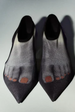 Hot ZAPATO EFECTO MESH Mujer Zapatos