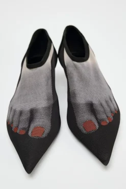 Hot ZAPATO EFECTO MESH Mujer Zapatos