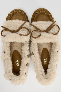 Hot ZAPATO PLANO SERRAJE PELO Mujer Zapatos