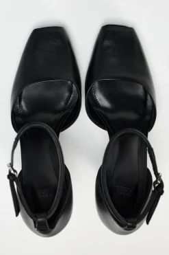 Sale ZAPATO PUNTA CUADRADA PIEL Mujer Zapatos