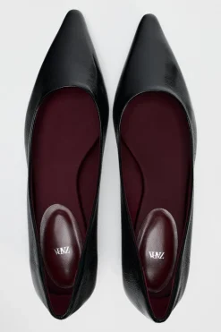 Hot ZAPATO PUNTA EFECTO ACHAROLADO Mujer Zapatos