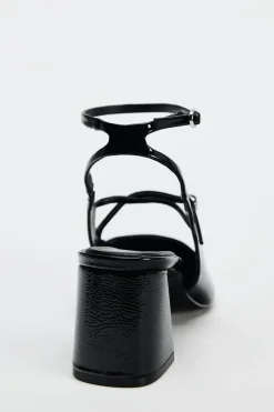 Hot ZAPATO TACÓN ACHAROLADO Mujer Zapatos