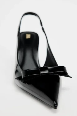 Fashion ZAPATO TACÓN ACHAROLADO LAZO Mujer Zapatos