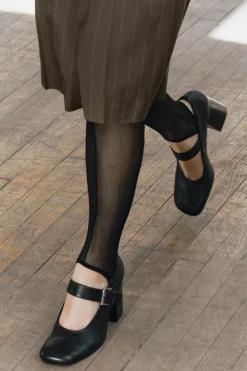 Outlet ZAPATO TACÓN ANCHO PIEL Mujer Zapatos