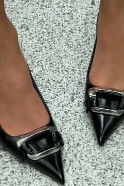 Clearance ZAPATO TACÓN DESTALONADO PIEZA METÁLICA Mujer Zapatos