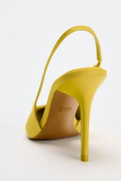 Hot ZAPATO TACÓN DESTALONADO SATINADO Mujer Zapatos