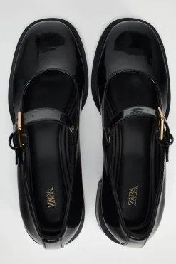 Sale ZAPATO TACÓN EFECTO ACHAROLADO Mujer Zapatos