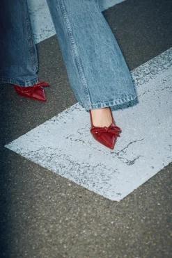 Discount ZAPATO TACÓN LAZO ACHAROLADO Mujer Zapatos