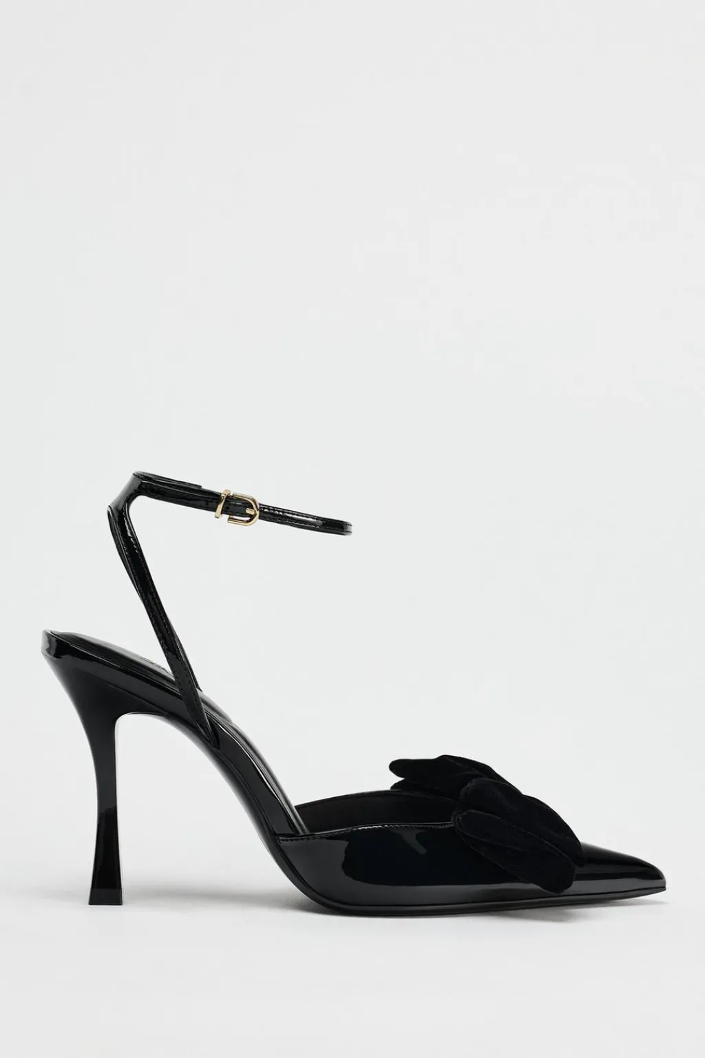 Clearance ZAPATO TACÓN LAZO EFECTO TERCIOPELO Mujer Zapatos