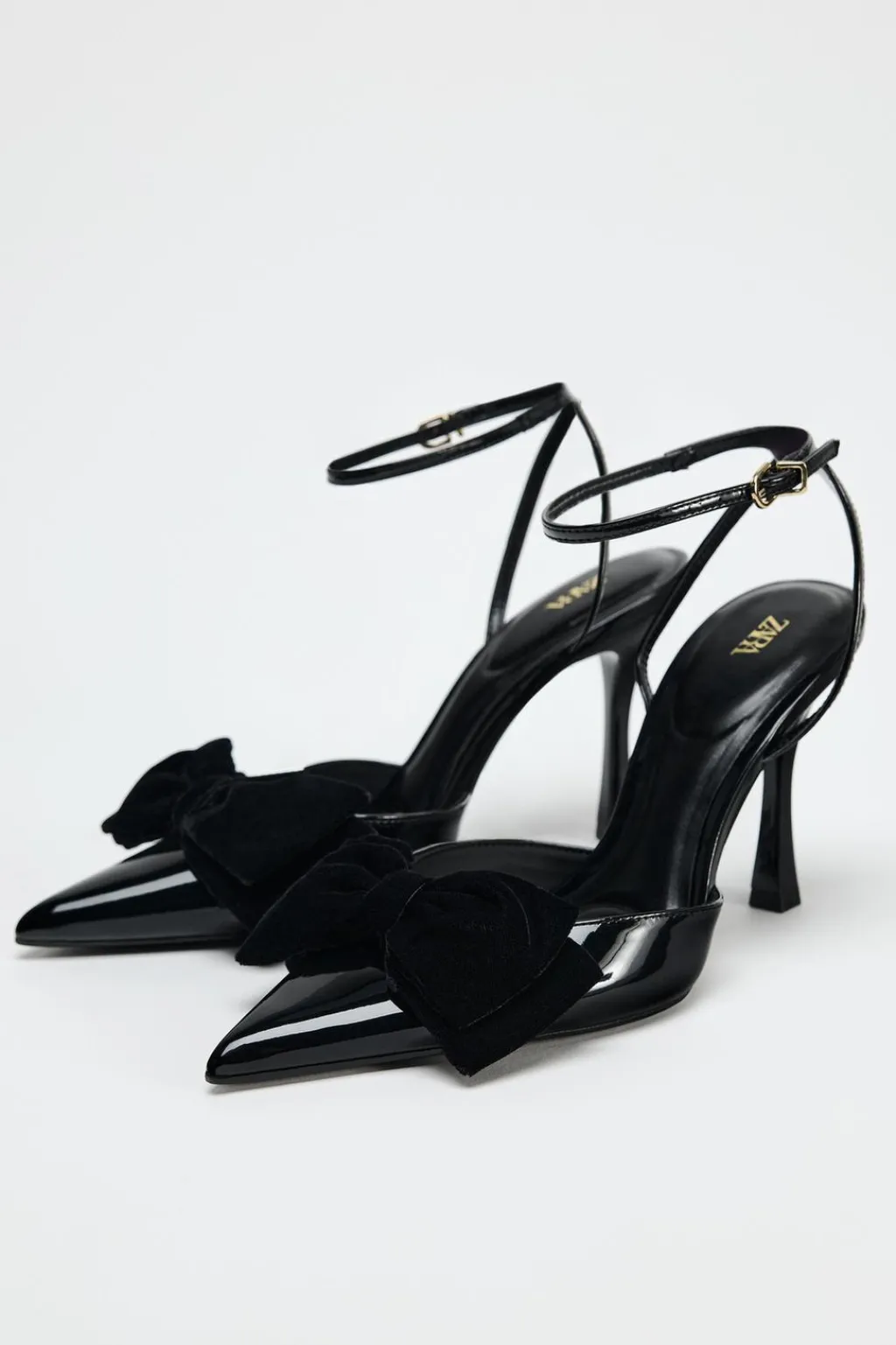 Clearance ZAPATO TACÓN LAZO EFECTO TERCIOPELO Mujer Zapatos