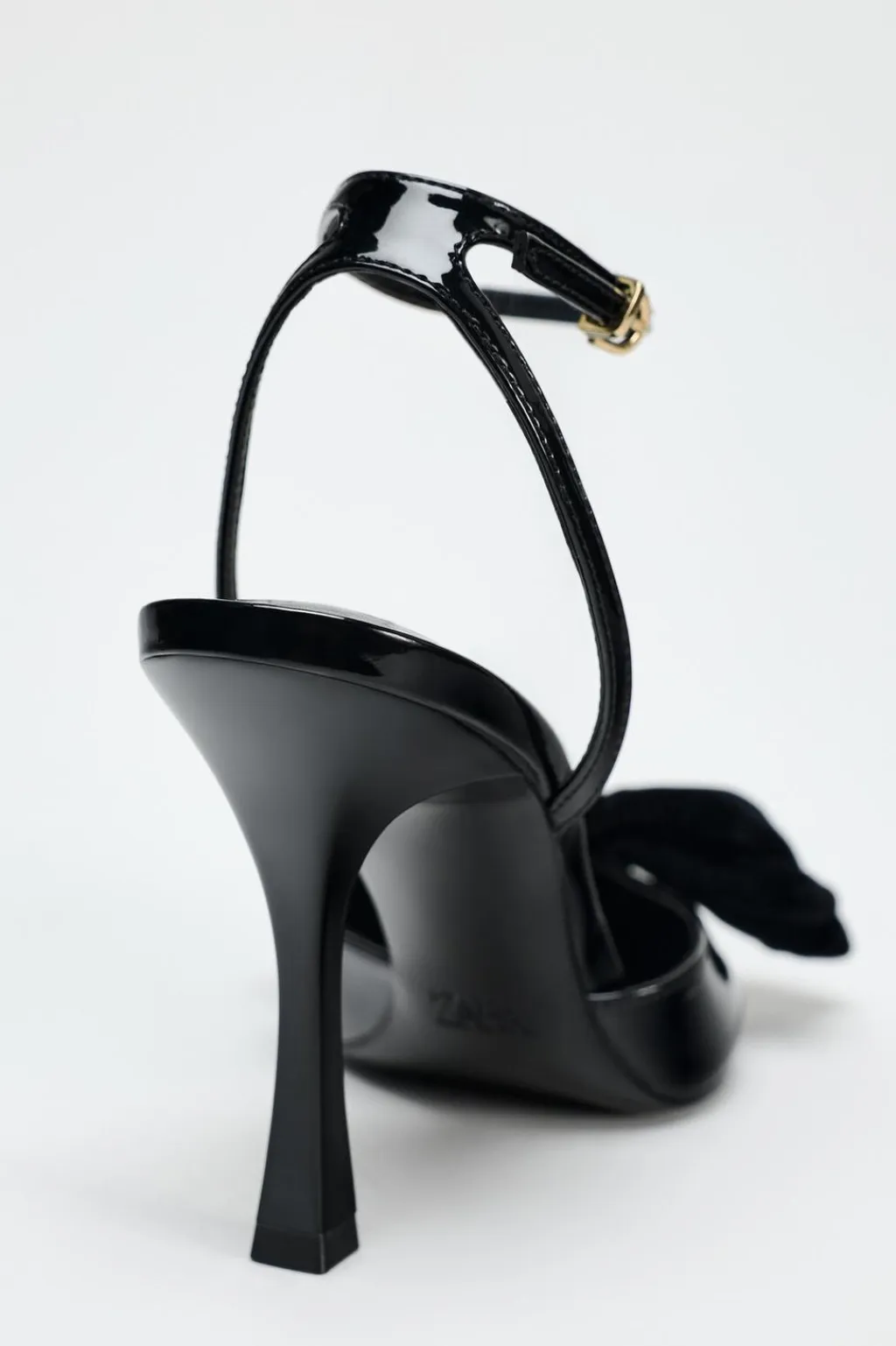 Clearance ZAPATO TACÓN LAZO EFECTO TERCIOPELO Mujer Zapatos