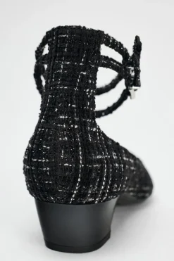 Hot ZAPATO TACÓN TEJIDO Mujer Zapatos