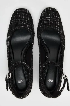 Hot ZAPATO TACÓN TEJIDO Mujer Zapatos