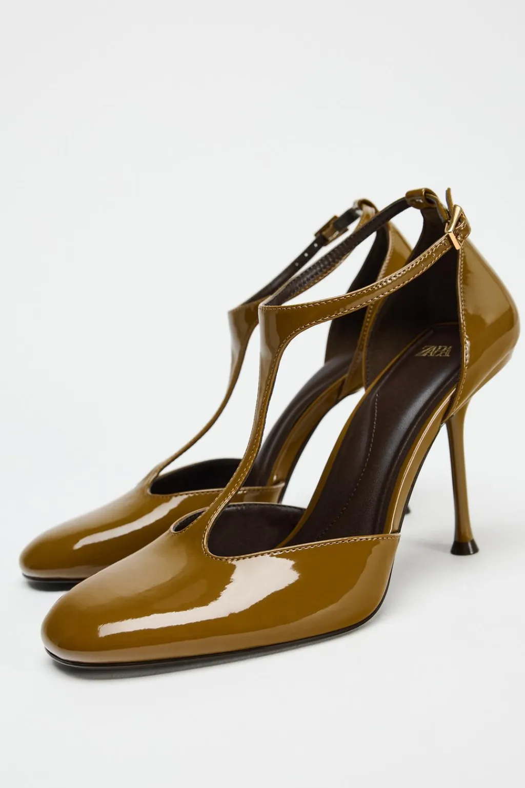 Clearance ZAPATO TACÓN TIRA EFECTO ACHAROLADO Mujer Zapatos