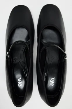 New ZAPATO TACÓN TIRA PIEL Mujer Zapatos